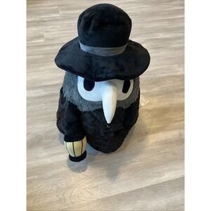 Squishable Plague Doctor Plush Figure 18'- Black Glow In The Dark
